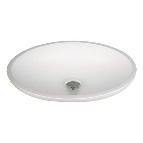 Glass Design Kool XL FL Italian Modern Semirecessed Basin White