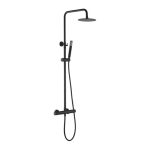 Adjustable Thermostatic Black Matt Shower System Kit Imex Line BTD038-B/NG