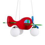 Ιδιαιτερα παιδικα φωτιστικα μοντερνα αεροπλανα πολυχρωμα βρεφικου παιδικου δωματιου 01575 globostar