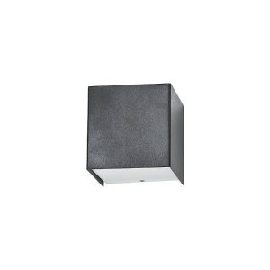 Modern Graphite Square Up and Down Spotlight Wall Sconce for Corridors 5272 Cube Nowodvorski