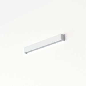 Minimal White Rectangle Wall Sconce for Office Spaces 7568 Straight Wall S Nowodvorski