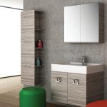 Orabella Touch Modern Wall Hung Vanity Unit with Wash Basin & Mirror Set 61×46