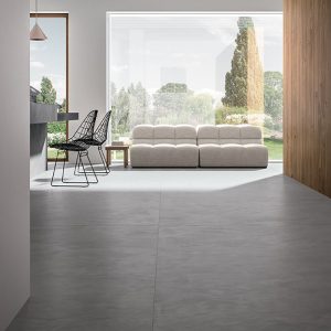 Grey Matt Resin Effect Floor Gres Porcelain Tile 60x120 6,5mm Res Art Powder Fondovalle
