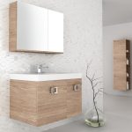 Orabella Vanity 65 Modern Wall Hung Vanity Unit with Washbasin & Mirror Set 65×45