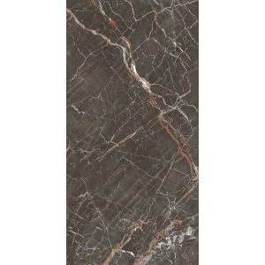 Modern Glossy Marble Effect Gres Porcelain Tile 60x120 6.5mm Ombra Di Caravaggio Fondovalle Infinito 2.0
