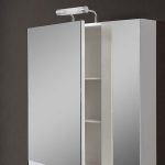 Καθρέφτης μπάνιου άσπρος με 2 ντουλάπια Καταρίνα 70 90