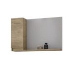 Καθρεπτες-μπανιου-καφε-με-αριστερο-ντουλαπι-PL-Wood-Granite-85