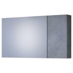 Καθρεπτες μπανιου με 2 ντουλαπια γκρι Luxus Granite 100