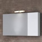 Καθρεπτες μπανιου με κρυφα ντουλαπια λευκοι 97χ50 STATUS 100