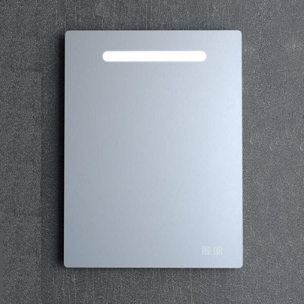 LED lighting bathroom mirror with switch touch Drop Atlas 1