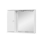 Καθρέπτης Μπάνιου με Ντουλάπι Flobali Λευκός MDF 60 cm