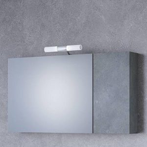 Καθρεφτες μπανιου με ανακλινομενη πορτα και ντουλαπι Luxus Granite 100