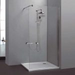 Karag Free 1 Walk In Shower Screen 8mm Clear Safety Glass 200H