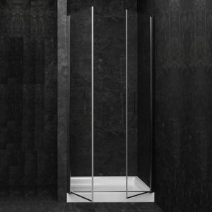 Orabella Saloon Frameless Double Pivot Shower Door 6mm 190H