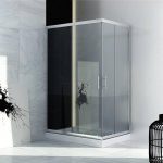 Καμπίνες μπάνιου παραλληλόγραμμες 5mm κρύσταλλο 2 συρόμενες πόρτες Signe Plus