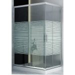 Rectangular Shower Enclosure 5mm Safety Glass 180H Orabella Signe Plus Serigraphy