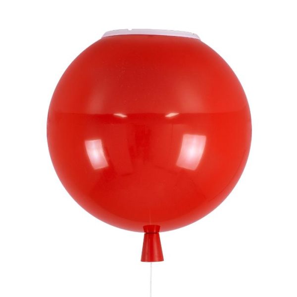Φωτιστικο οροφησ παιδικο κοκκινο μπαλονι με κρεμαστο διακοπτη για νεανικο δωματιο 00652 Balloon