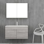 Orabella Lagina Modern Wall Hung Vanity Unit Bathroom Furniture Set 80×45