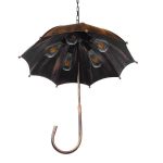 Κρεμαστα φωτιστικα ομπρελα πολυφωτα μοντερνα αντικε Umbrella Black 01406