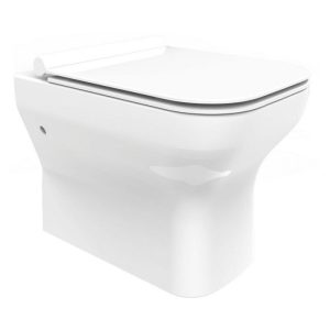 Huida Riviera Modern Square Wall Hung Toilet with Soft Close Seat 35,5x52