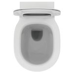 Ideal Standard Connect Air Aquablade Semi-Circular Wall Hung Toilet with Soft Close Seat 36,5×54,5