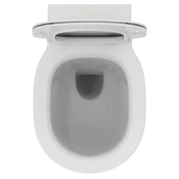 Ideal Standard Connect Air Aquablade Curved Wall Hung Toilet with Soft Close Seat 36,5x54,5