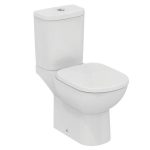 Curved Close Coupled Toilet with Soft Close Seat 36,5×66,5 Ideal Standard Tempo