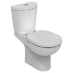 Ideal Standard Connect Classic Curved Close Coupled Toilet with Seat