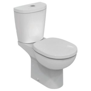 Ideal Standard Connect Classic Curved Close Coupled Toilet with Seat SET 36,5x66,5