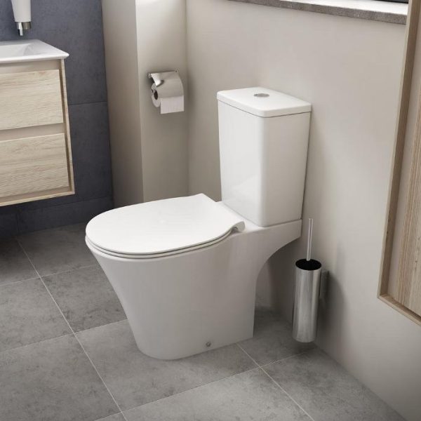 Λεκανη τουαλετας μπανιου δαπεδου με λεπτο S.C καλυμμα Conect Air Aquablade Ideal Standard