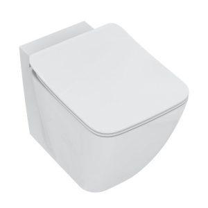 Ideal Standard Strada II Aquablade Square Back to Wall Pan with Soft Close Seat 36x55,5