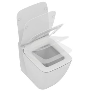 Ideal Standard Strada II Aquablade Square Back to Wall Pan with Soft Close Seat 36x55,5
