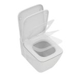 Ideal Standard Strada II Aquablade Square Wall Hung Toilet with Soft Close Seat 36×54