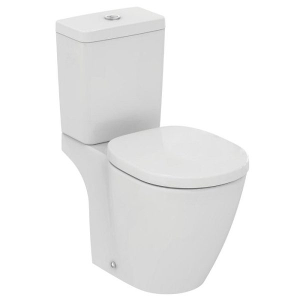 Ideal Standard Connect Aquablade Close Coupled Toilet with Soft Close Seat 36,5x66,5