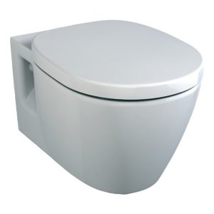 Ideal Standard Connect Modern Wall Hung Toilet with Soft Close Seat 36,5x54,5