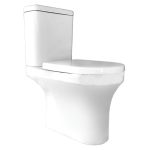 Angela Modern Rimless Sort Projection Curve Toilet with Soft Close Seat 36×62