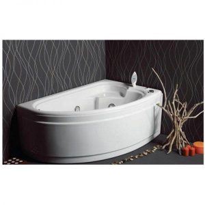 Sanitec Claudia 525 Modern Offset Corner Bath Tub 150x95