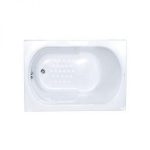 Sanitec Gloria 522 Modern Rectangular Bath Τub 125×70