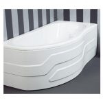 Sanitec Monica 537 Modern Offset Corner Bath Tub 170×80
