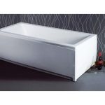 ΜSanitec Quadra Modern Rectangular Bath Τub 170×80 ΠΑΝΙΕΡΑ-ΕΥΘΥΓΡΑΜΜΗ-QUADRA-FLOBALI