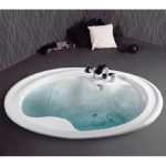 Sanitec Joanna 513 Modern Inset Round Bath Tub  170×153