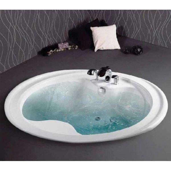 Modern Inset Oval Bath Tub 170x153 Sanitec Joanna 513