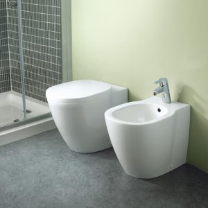 Ideal Standard Connect Modern Floor-Standing Back to Wall Bidet with 1 Tap Hole 36x54,5