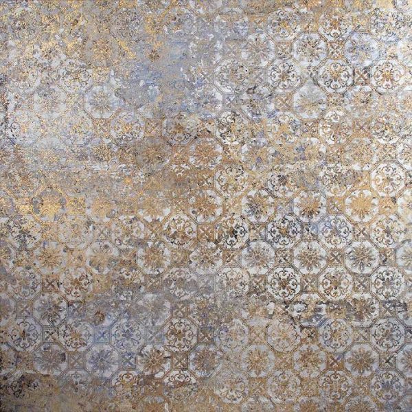 Carpet Vestige Decor Μεγάλο Πλακάκι Δαπέδου Τοίχου Patchwork με Διακοσμητικά Σχέδια Ματ 100χ100