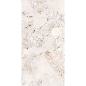 Era Stone White Glossy Marble Effect Wall & Floor Gres Porcelain Tile 60x120