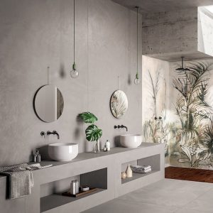 Modern Grey Matt Resin Effect Wall & Floor Gres Porcelain Tile 60x120 6,5mm Res Art Ash Fondovalle