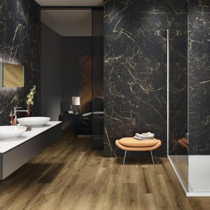 Night Lux Black Matt Marble Effect Wall & Floor Gres Porcelain Tile 60x120