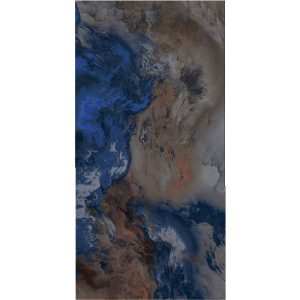 Painting Art Multicolor Glossy Wall & Floor Gres Porcelain Tile 120x60