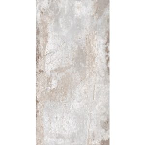 Flatiron White Matt Metal Effect Wall & Floor Gres Porcelain Tile 60x120
