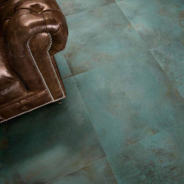 Ceasar Alchemy Mint Matt Metal Effect Wall & Floor Gres Porcelain Tile